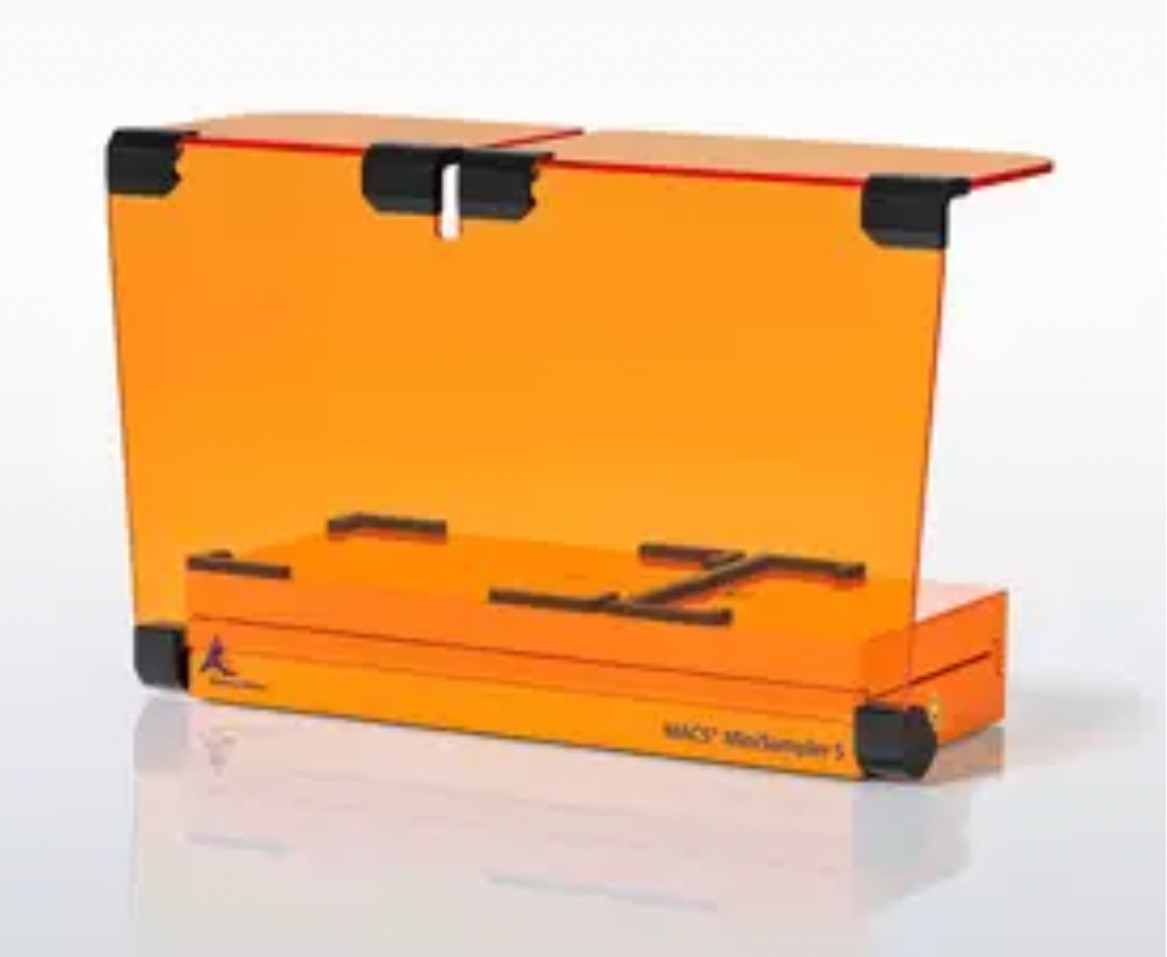 MACS MiniSampler S – 搭配MACS Chill Rack及MACS Reagent Rack 8使用，達到自動化多樣本磁珠標定分選流程