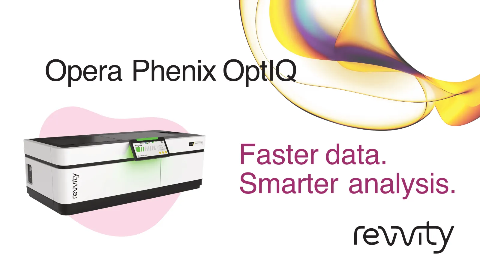Revvity Opera Phenix OptIQ 共軛焦高內涵影像分析系統新品發表主視覺|新世代 HCI HCS 平台|可替代 ImageXpress、CellVoyager CV8000 的進階類器官成像解決方案