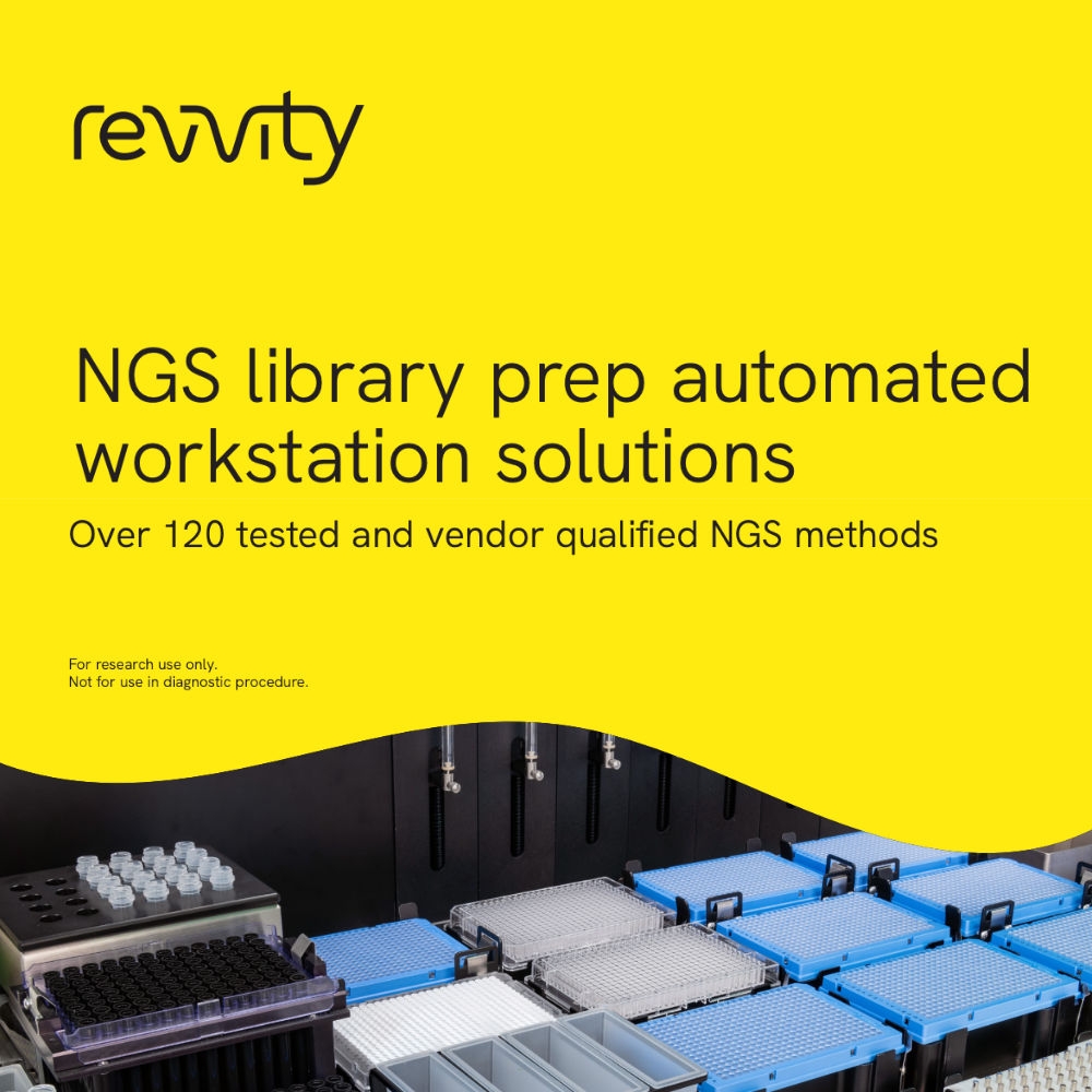 Revvity NGS lib prep automation workstation solutions