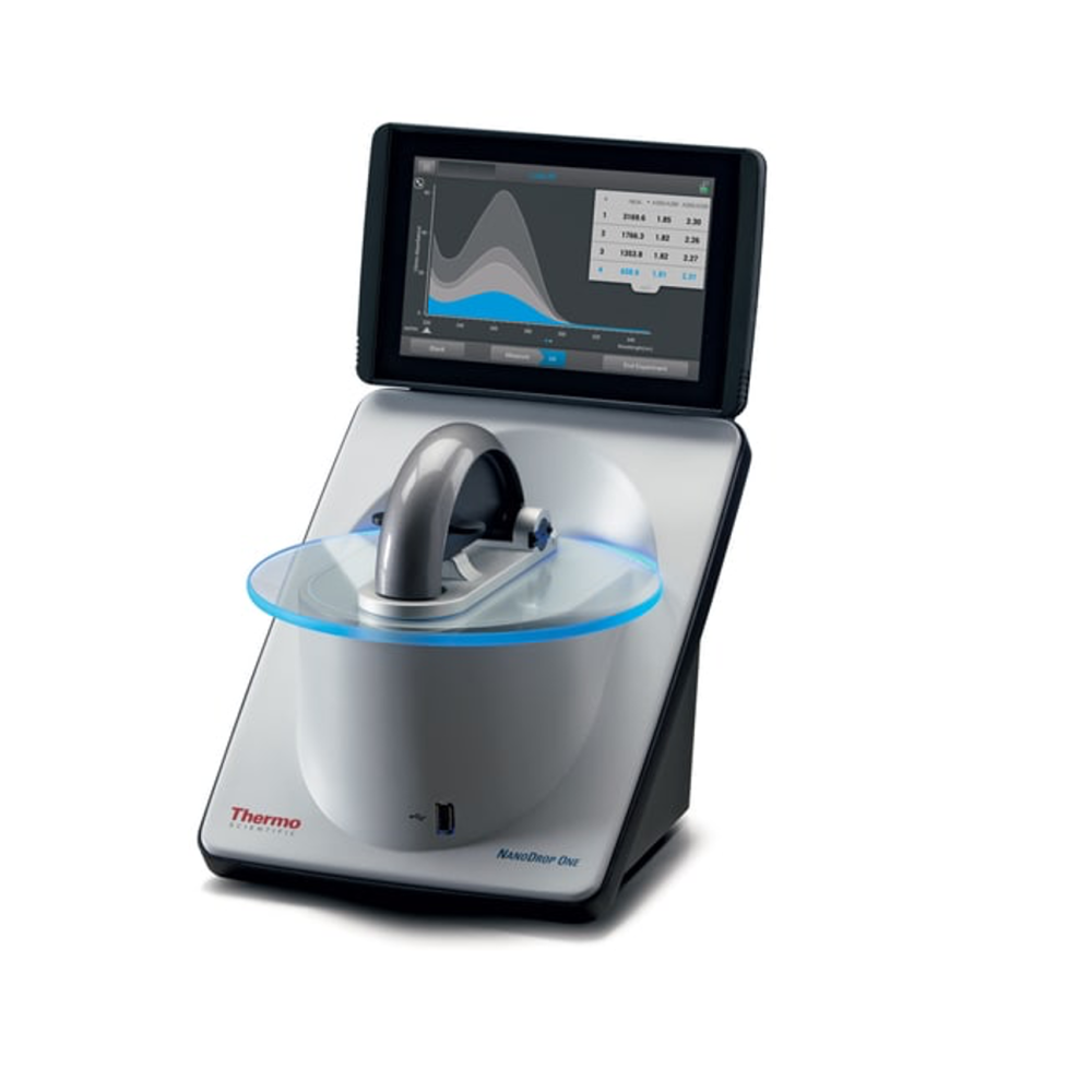 Thermo Scientific NanoDrop One Microvolume UV-Vis spectrophotometers. Pipette. Measure. Know.